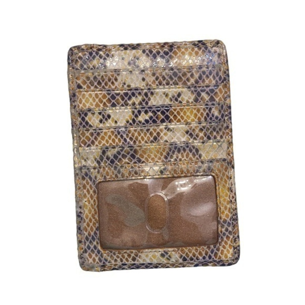 Hobo snake embossed card holder